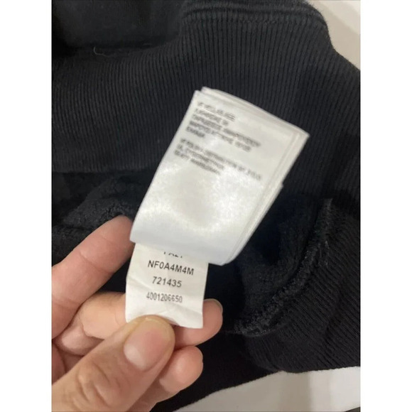 The North Face Size M Womens Classic Logo Hooded Sweatshirt Animal Print Black - Picture 7 of 7